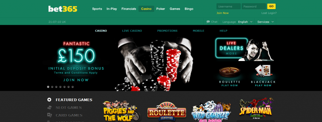 Casino online bet